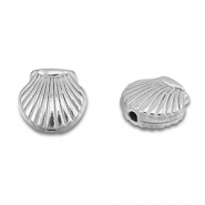 Perles en acier Inox coquillage Argenté