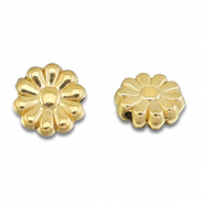 Perles en acier Inox fleur Doré