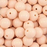 DQ Perles acryliques 18 mm Pêche nude