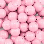 DQ Perles acryliques 16 mm Rose clair