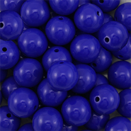 DQ Perles acryliques 14 mm Bleu foncé