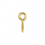 Apprêts en acier Inox vis avec boucle Doré