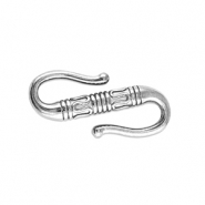 Apprêts en acier Inox crochet en S Argenté