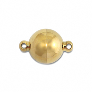 Apprêts en acier Inox fermoir aimanté balle 10mm Doré