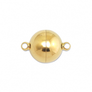 Apprêts en acier Inox fermoir aimanté balle 8mm Doré