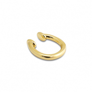 Boucles d'oreilles en acier inox ear cuff Doré