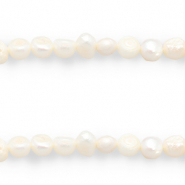 BQ Perles d'eau douce nugget Blanc naturel