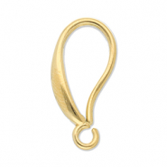 Apprêts en acier inox boucles d'oreilles crochet Doré
