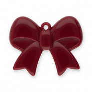 Pendentifs accroche-regard n&oelig;ud Rouge rouille