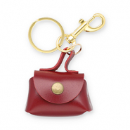 Porte-clés sac à main Rouge rouille-doré