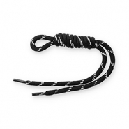 Porte-clés paracorde Noir-blanc