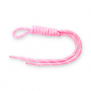Porte-clés paracorde Rose-blanc