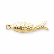Breloques en acier Inox poisson Doré
