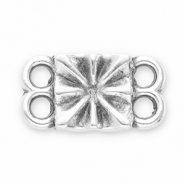Breloques en m&eacute;tal DQ connecteur Argent&eacute; antique (sans nickel)