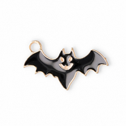 Breloques en métal chauve-souris Noir-doré