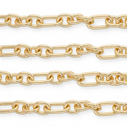 Apprêts en aluminium chaîne maille jaseron maille forçat Doré