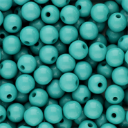 Perles acryliques 6 mm brillant Vert pétrole