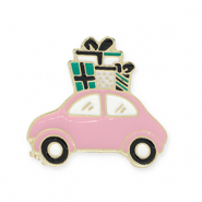Broches voiture avec cadeaux Doré-rose-blanc-vert