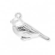 Breloques en acier Inox oiseau Argenté