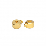 Apprêts en métal DQ Eco-brass® perles à écraser tube Doré (sans nickel)