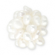 Grappe de perles d'eau douce Blanc naturel