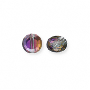 Perles à facettes Anthracite-AB coating