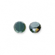 Perles à facettes Vert fonce-AB coating