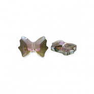 Perles à facettes Fashion nœud Argenté-AB coating