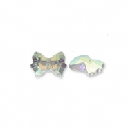 Perles à facettes Fashion nœud Transparent-AB coating