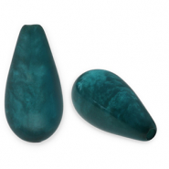 Perles Polaris Elements en forme de goutte Polmo Vert foncé