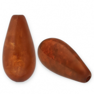Perles Polaris Elements en forme de goutte Polmo Marron cuivré