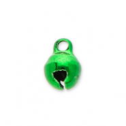 Breloques en métal petites cloches 6mm Vert