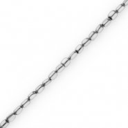 Perles hématites Argenté