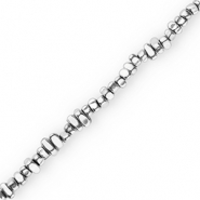 Perles hématites Argenté