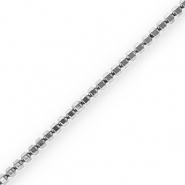 Perles hématites hexagone Argenté