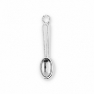 Breloques en métal cuillère Argenté