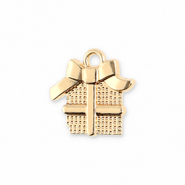 Breloques en métal cadeau Doré