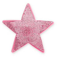 Pendentifs accroche-regard avec strass étoile Rose clair
