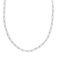 BY31® Colliers en acier Inox chaîne maille Argenté