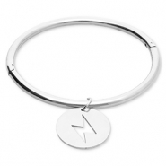 Bracelets en acier Inox foudre Argenté