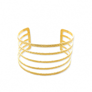 Bracelets en acier Inox jonc Doré