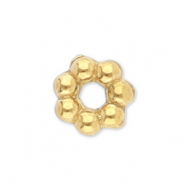 Perles en acier Inox spacer anneau Bali 3 mm Doré