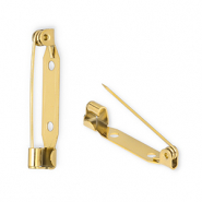 Apprêts en acier inox épingle pour broche Doré