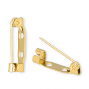 Apprêts en acier inox épingle pour broche Doré