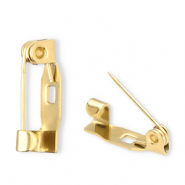 Apprêts en acier inox épingle pour broche Doré