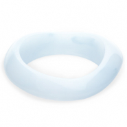 Bracelets jonc en résine Bleu clair
