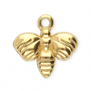 Breloques en acier Inox abeille Doré