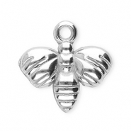 Breloques en acier Inox abeille Argenté