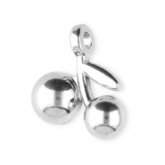 Breloques en acier Inox cerises Argenté