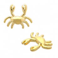 Breloques en métal DQ® crabe Doré (sans nickel)